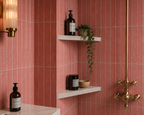 Bespoke Tiled Corner Shelf